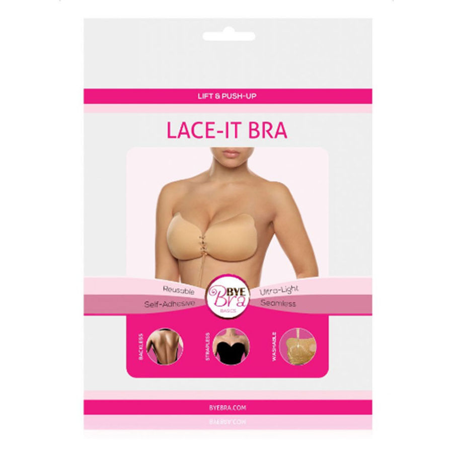BYE BRA Lace It soutien gorge push up beige, bonnet C