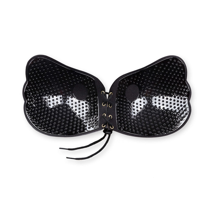 BYE BRA Lace It soutien gorge adhésif push up, bonnet A, noir