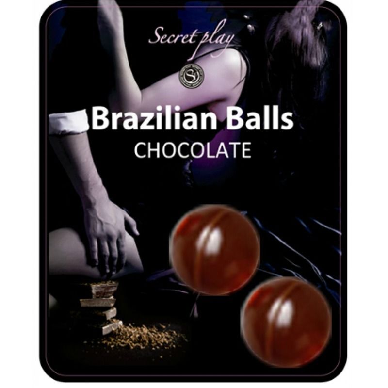 SECRETPLAY Brazilian Balls au chocolat, lot de 2