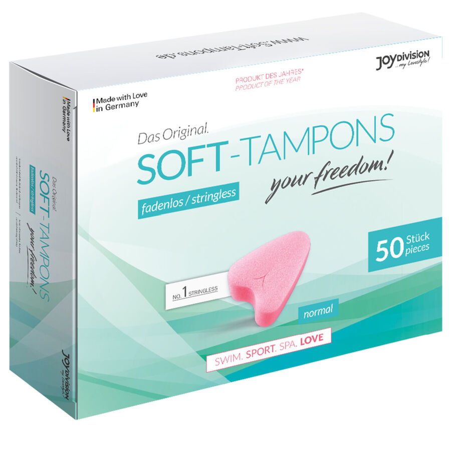 JOYDIVISION Original Soft Tampons, 50 pièces