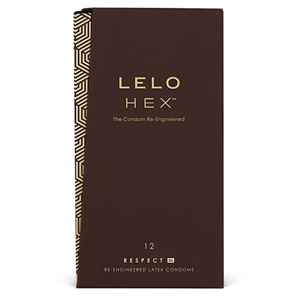 LELO HEX Respect XL, grands préservatifs, boîte de 12
