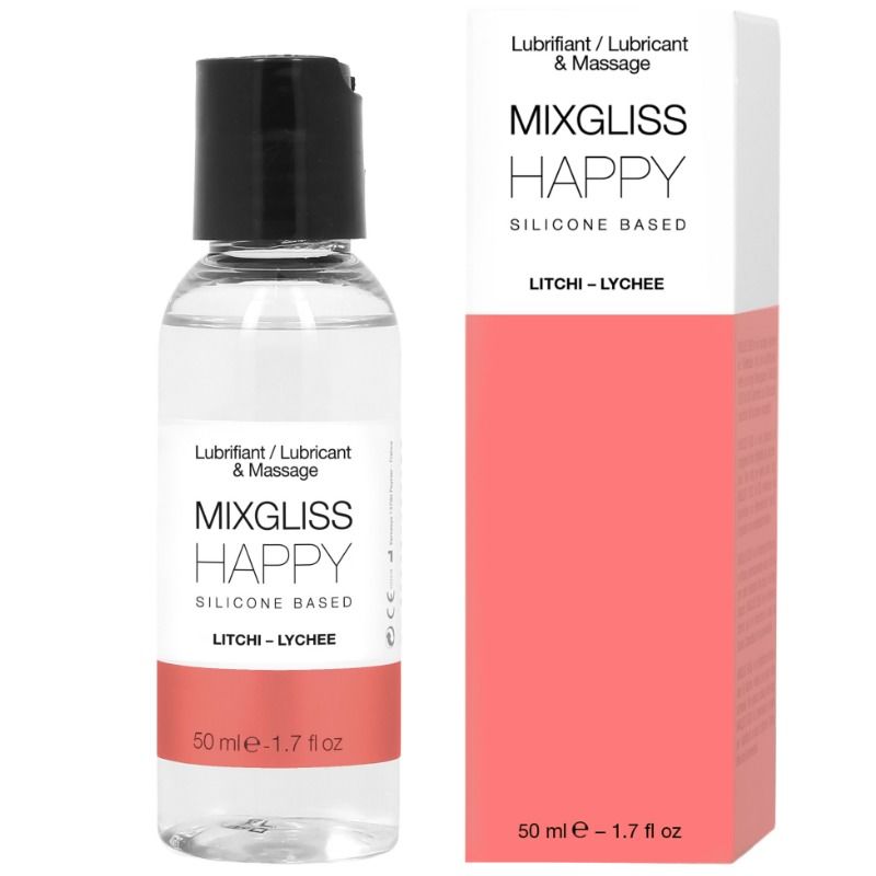 Mixgliss Happy lubrifiant goût litchi, 50 ml
