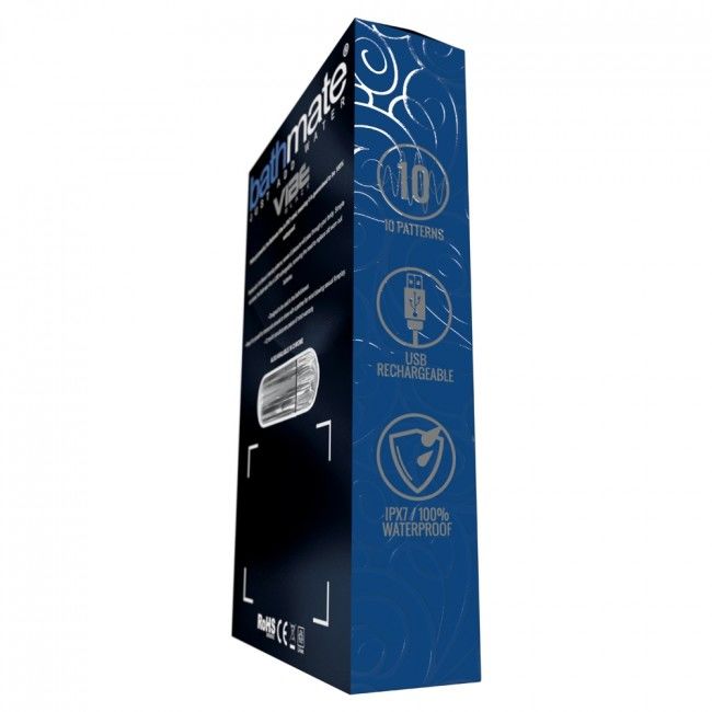 Mini vibromasseur BATHMATE Vibe, argenté