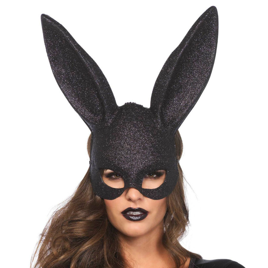 Masque de bal masqué pailleté LEG AVENUE, motif lapin