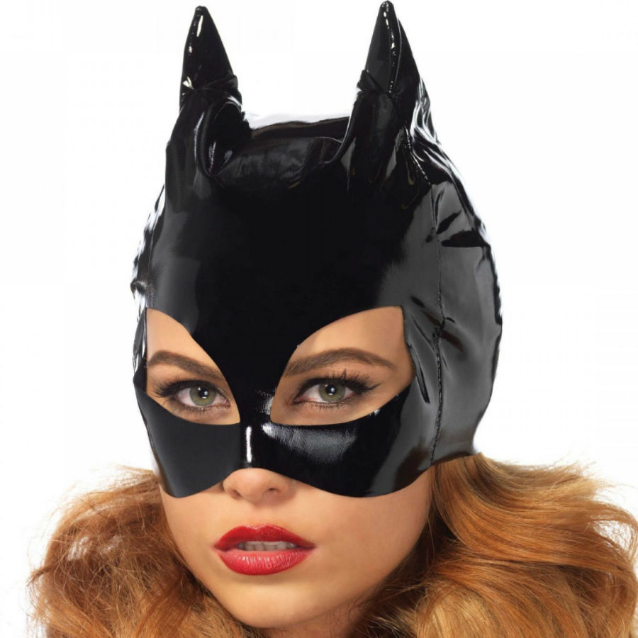 Masque pour les yeux Catwoman en vinyle LEG AVENUE