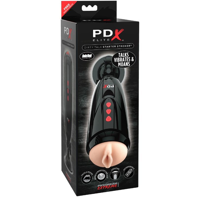 Masturbateur vibrant PDX ELITE Dirty Talk Starter