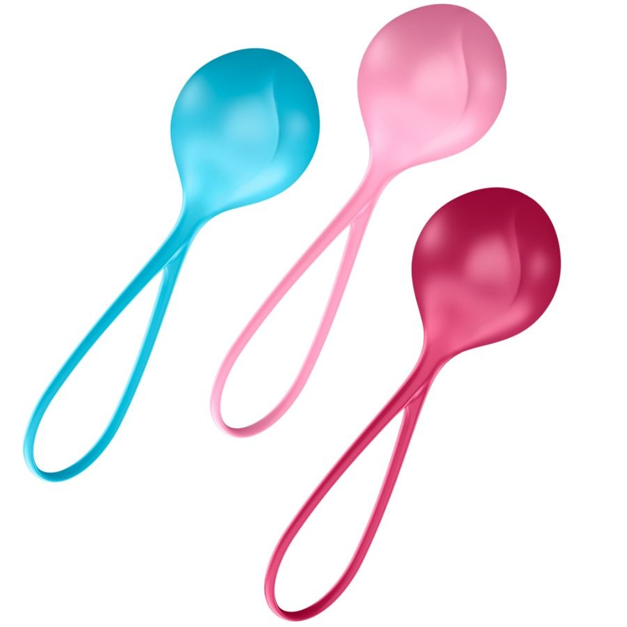 Satisfyer Loveballs Training Set 3 Boules de geisha en silicone