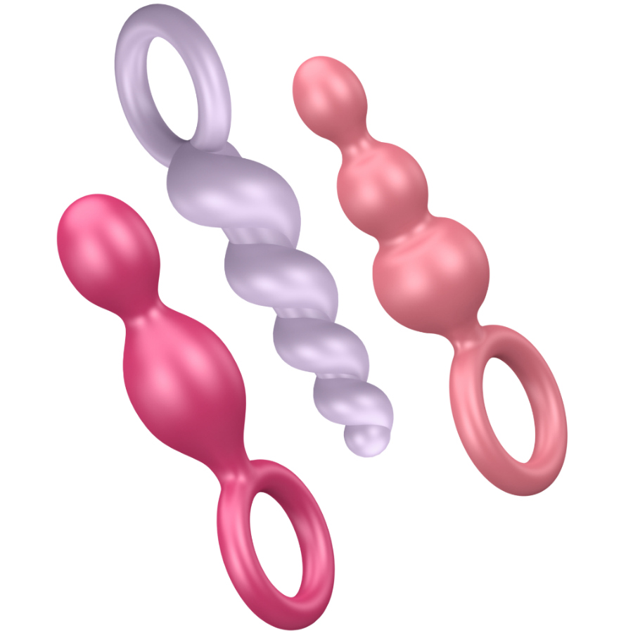 Set Satisfyer de 3 plugs anaux multicolores