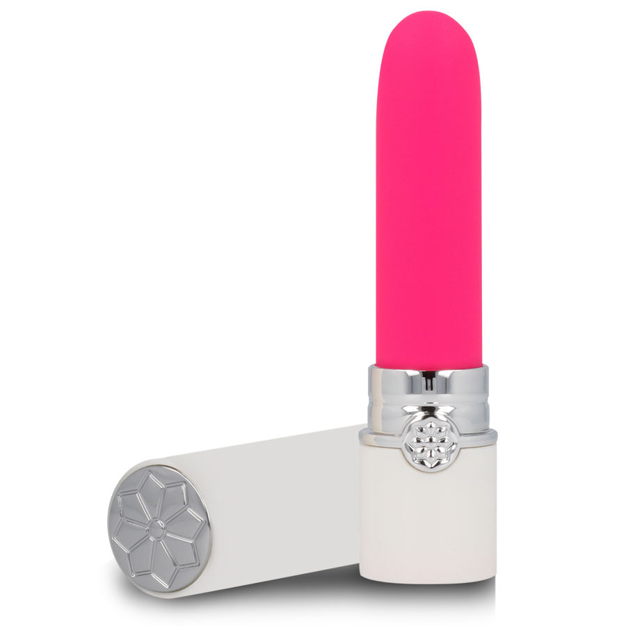 Mini vibromasseur LIPS STYLE Cleo blanc et rose