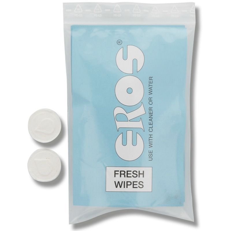 EROS Fresh Wipes, lingettes intimes, 12 unités