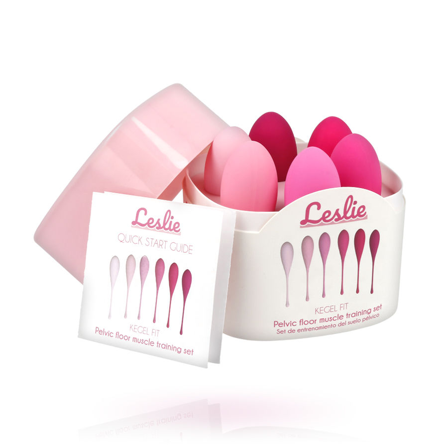 Boules de geisha LESLIE Kegel Fit avec 6 poids