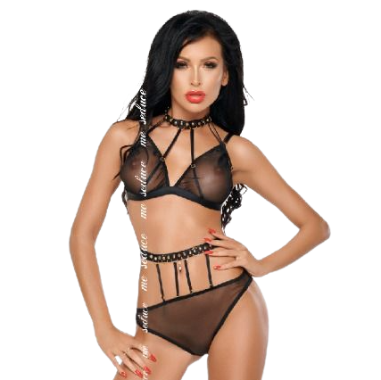 Ensemble de lingerie ME-SEDUCE Dotty noir