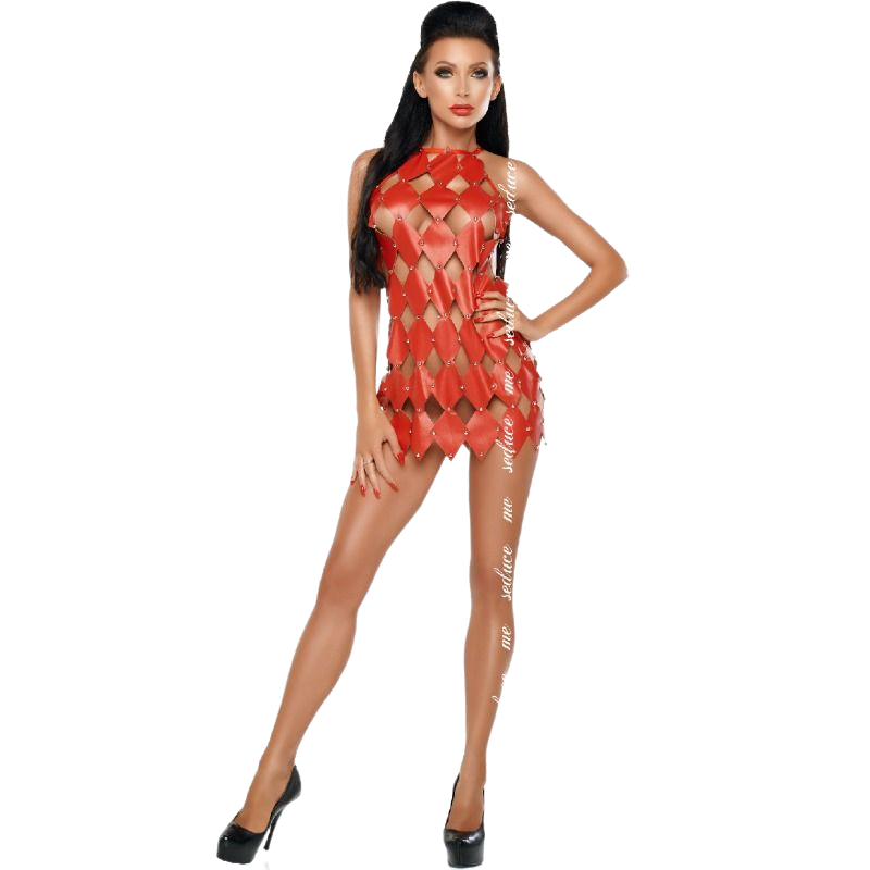 Robe sexy Gwen rouge ME-SEDUCE