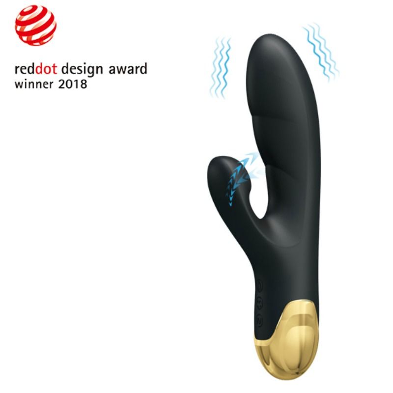Vibromasseur Pretty Love Smart Naughty avec fonction aspiration