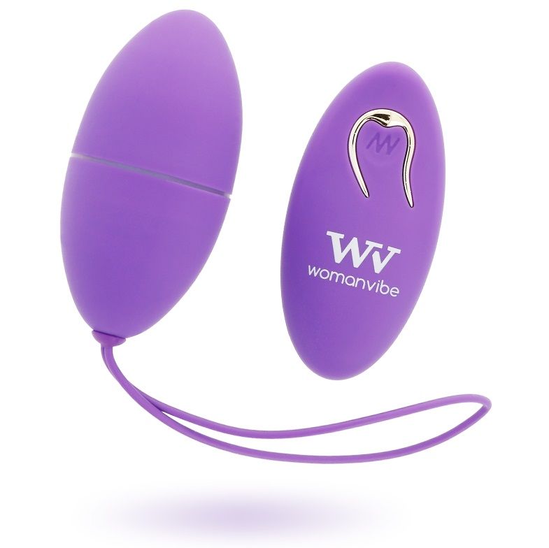 Œuf vibrant Womanvibe Alsan avec télécommande, violet