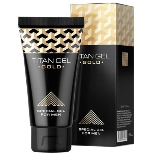Gel de massage du pénis TITAN GEL Gold, 50 ml