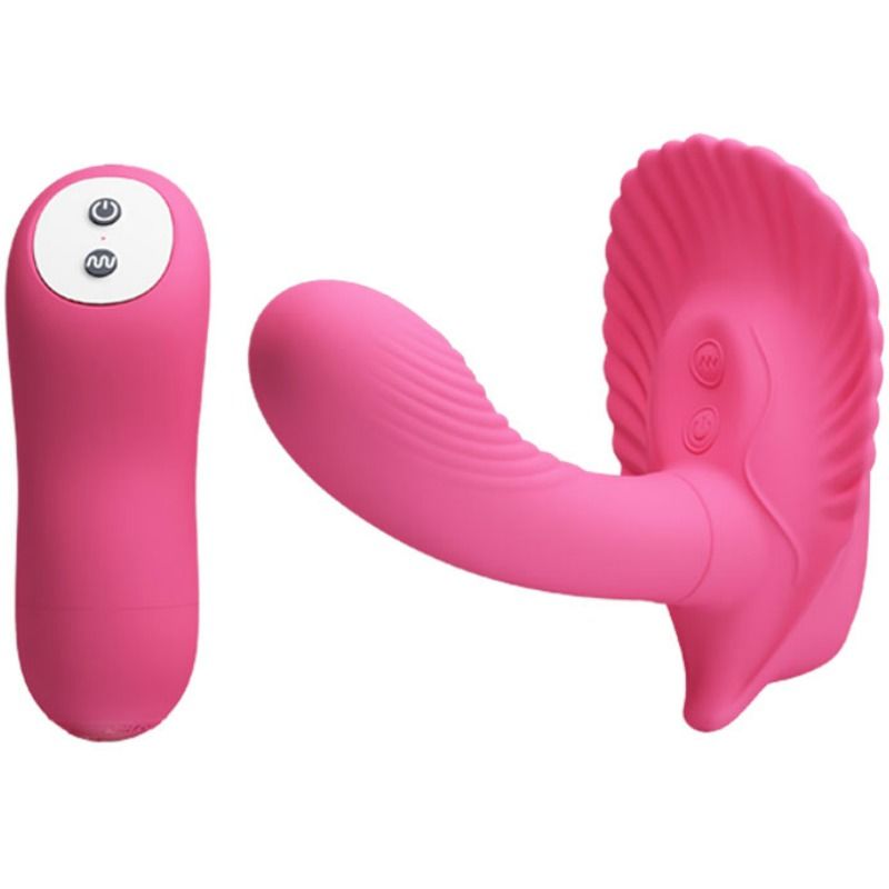 Vibromasseur Pretty Love Shell avec télécommande