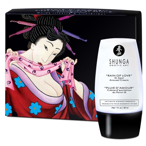 SHUNGA Rain of Love, crème pour le point G avec guide, 30 ml