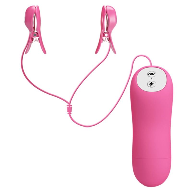 Pinces électrostimulantes vibrantes BAILE Romantic Wave