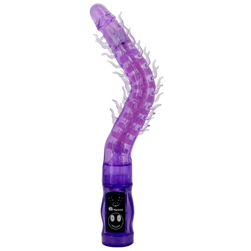 Vibromasseur BAILE Thorn Lilac avec stimulateur clitoridien