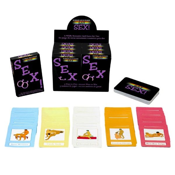 Gay Sex! Jeu de cartes érotique Kheper Games en espagnol et en anglais