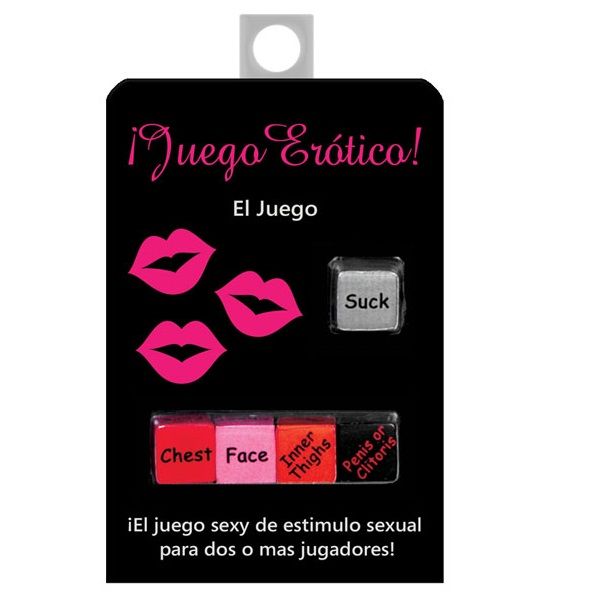 KHEPER GAMES Jeu de dés érotique, 5 dés, en espagnol