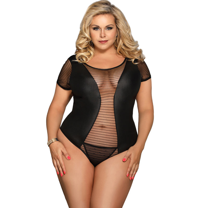 Body fétiche SUBBLIME Queen Plus à manches courtes