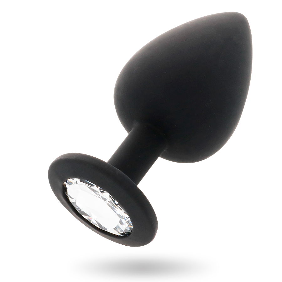 INTENSE Shelki M plug anal en silicone, noir
