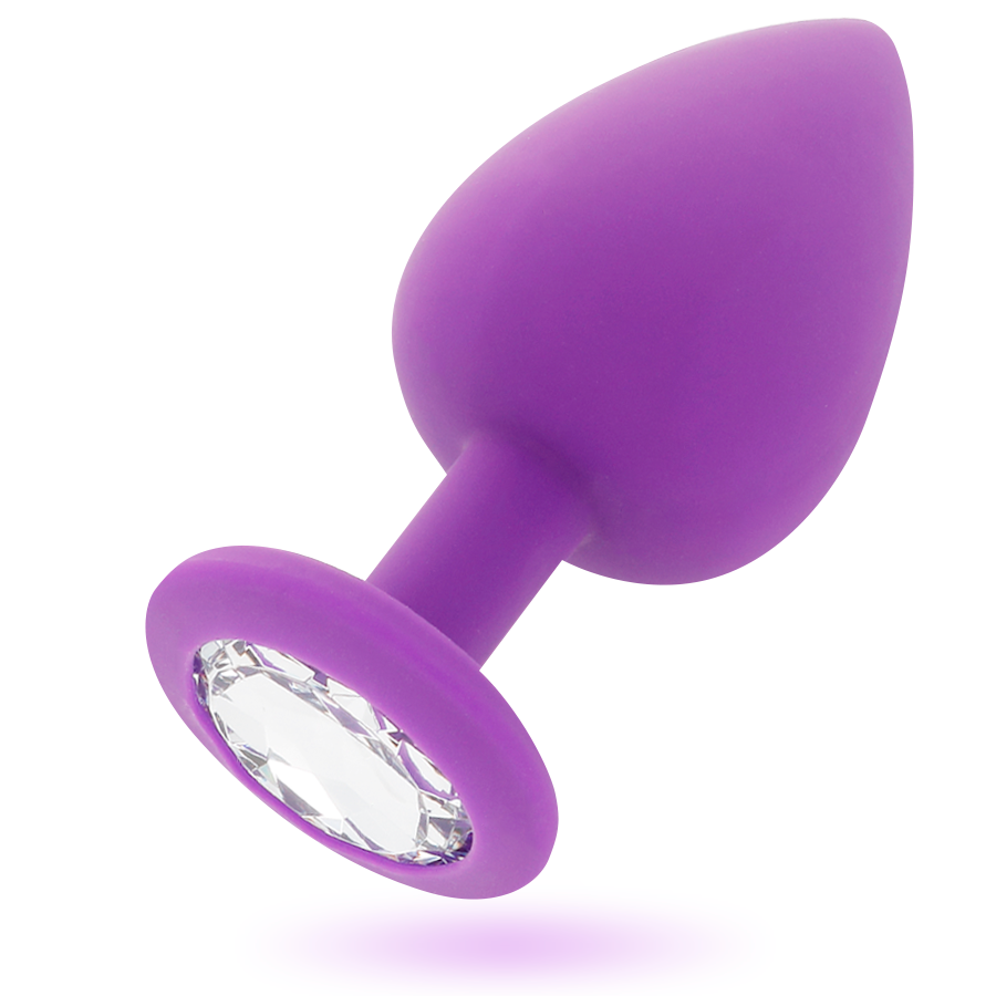 Plug anal en silicone INTENSE Shelki L, couleur lilas