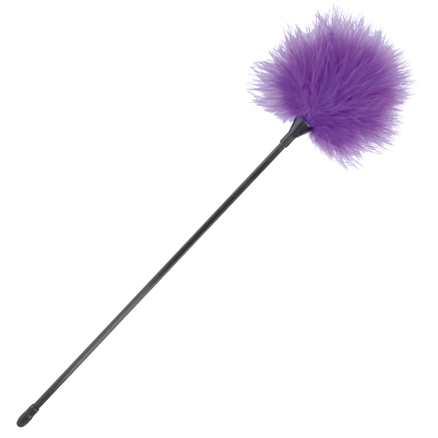 Plume DARKNESS SENSATIONS pour des caresses délicates, lilas, 42 cm