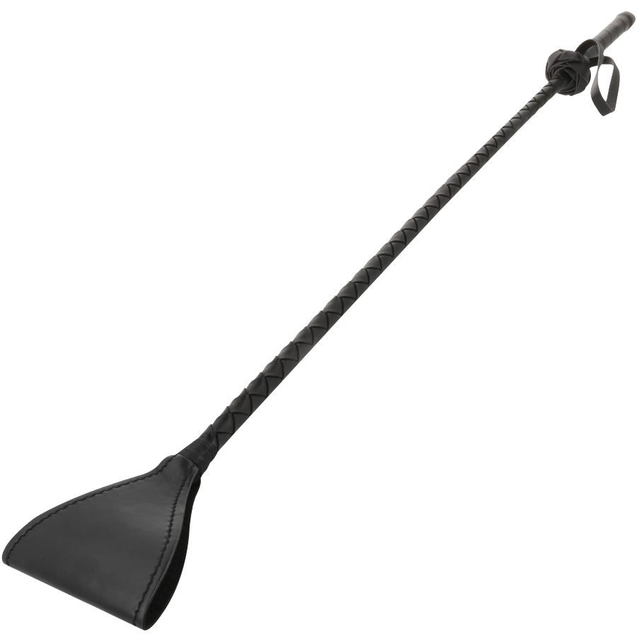 Cravache fétichiste DARKNESS SENSATIONS, 60 cm, noire