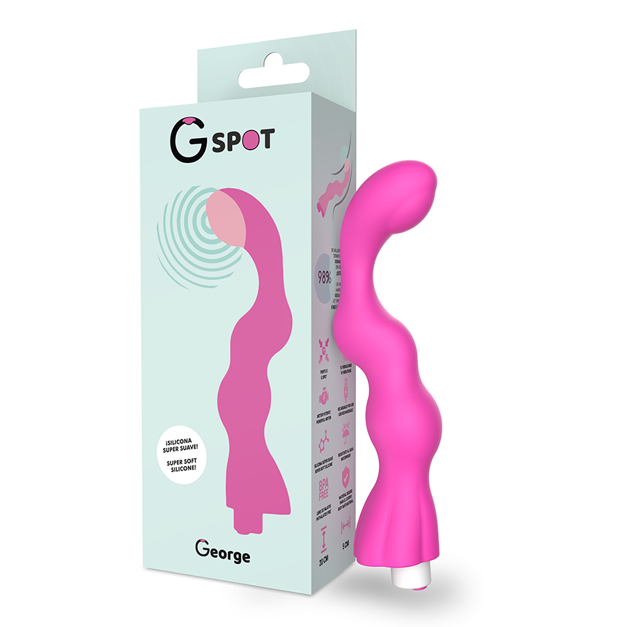 G-SPOT George, vibromasseur point G rose