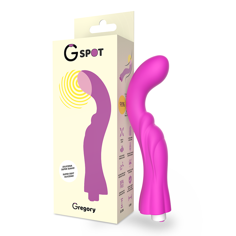 Vibromasseur point G G-SPOT Gregory, violet
