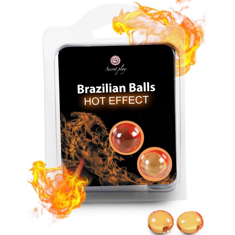 Secretplay Brazilian Balls : billes lubrifiantes chauffantes