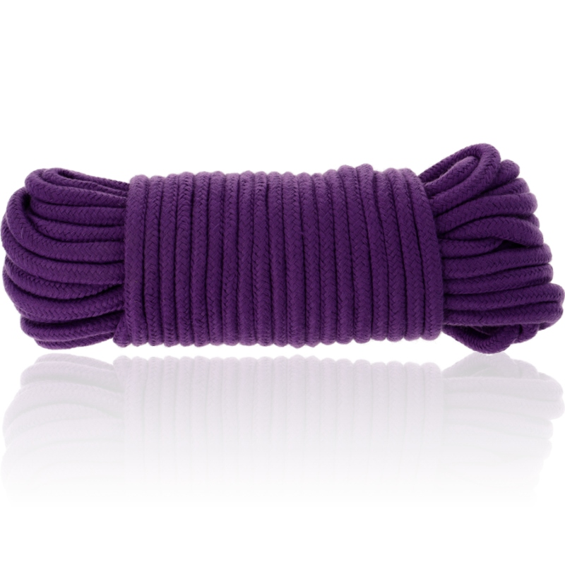 Corde de bondage en coton violet, 20 m, pour des jeux de ligotage tout en confort DARKNESS