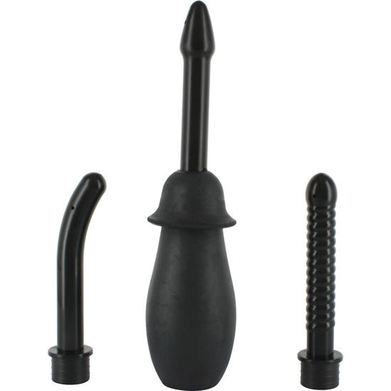 Kit de nettoyage intime Seven Creations avec trois embouts