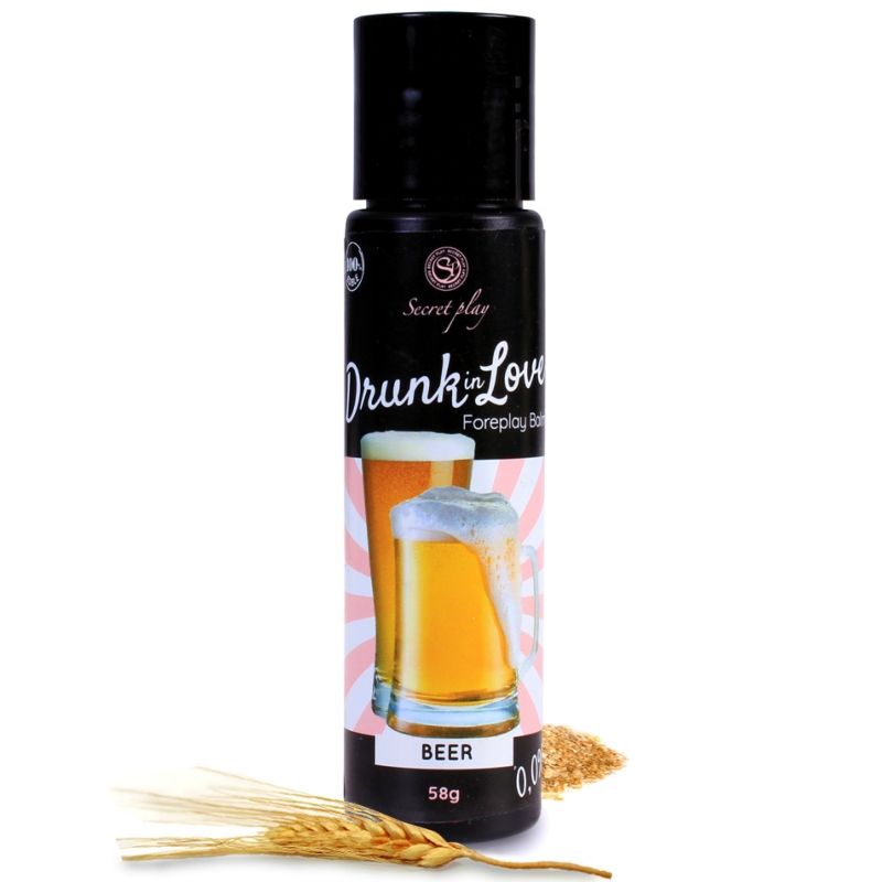Secretplay Drunk in Love : lubrifiant goût bière, 60 ml