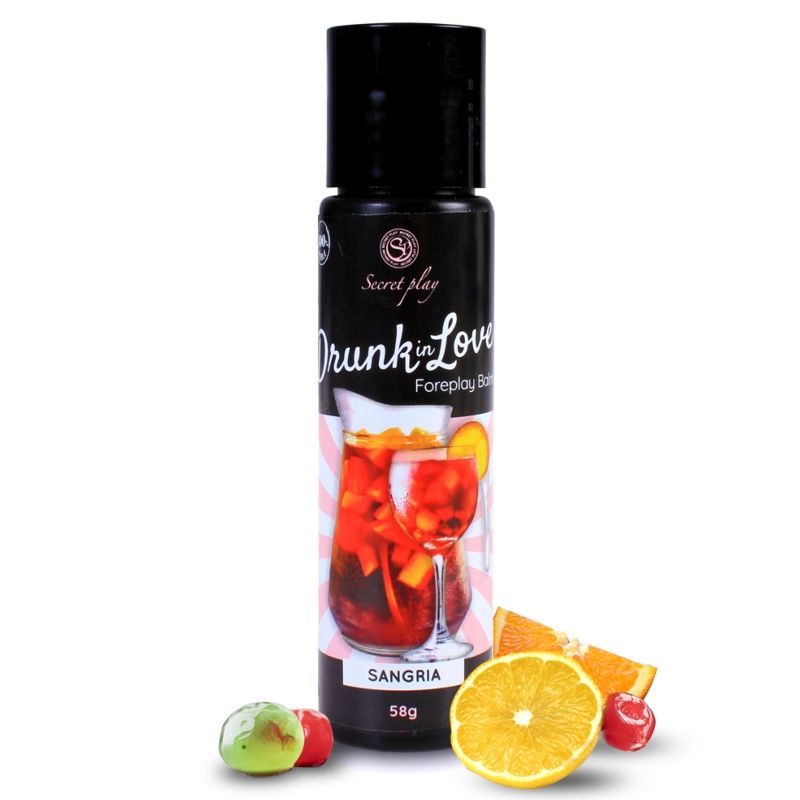 Gel lubrifiant goût sangria Secretplay Drunk in Love 60 ml