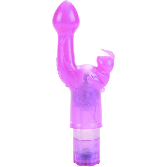 CalExotics The Original Bunny Kiss, vibromasseur rabbit rose