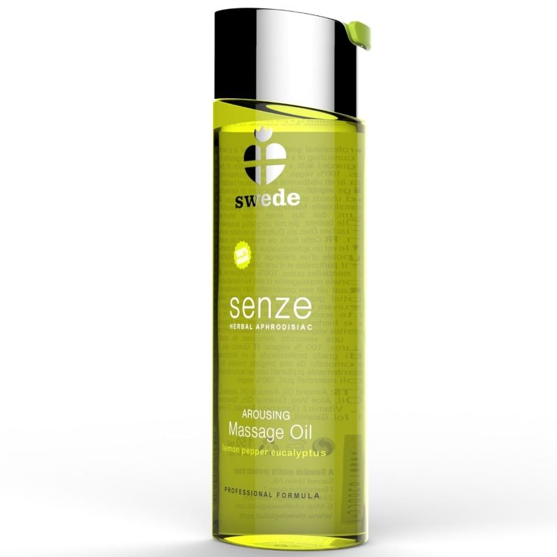 Huile de massage aux plantes SWEDE, citron, poivre et eucalyptus, 150 ml