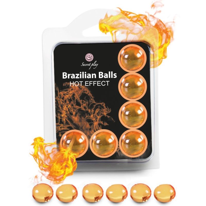 Secretplay Brazilian Balls Heat Effect, lot de 6