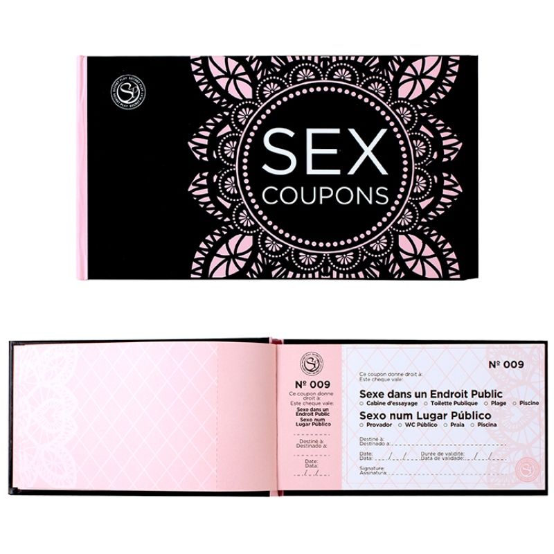 SECRETPLAY Sex Coupons, jeu érotique en français et en portugais