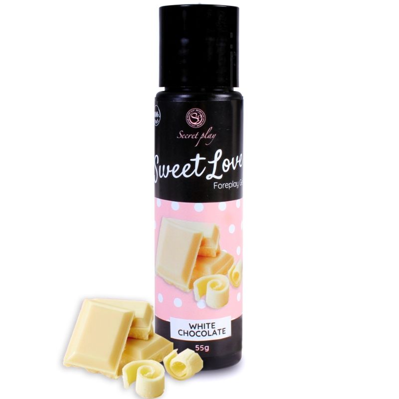 Gel lubrifiant parfumé Secretplay Sweet Love : chocolat blanc