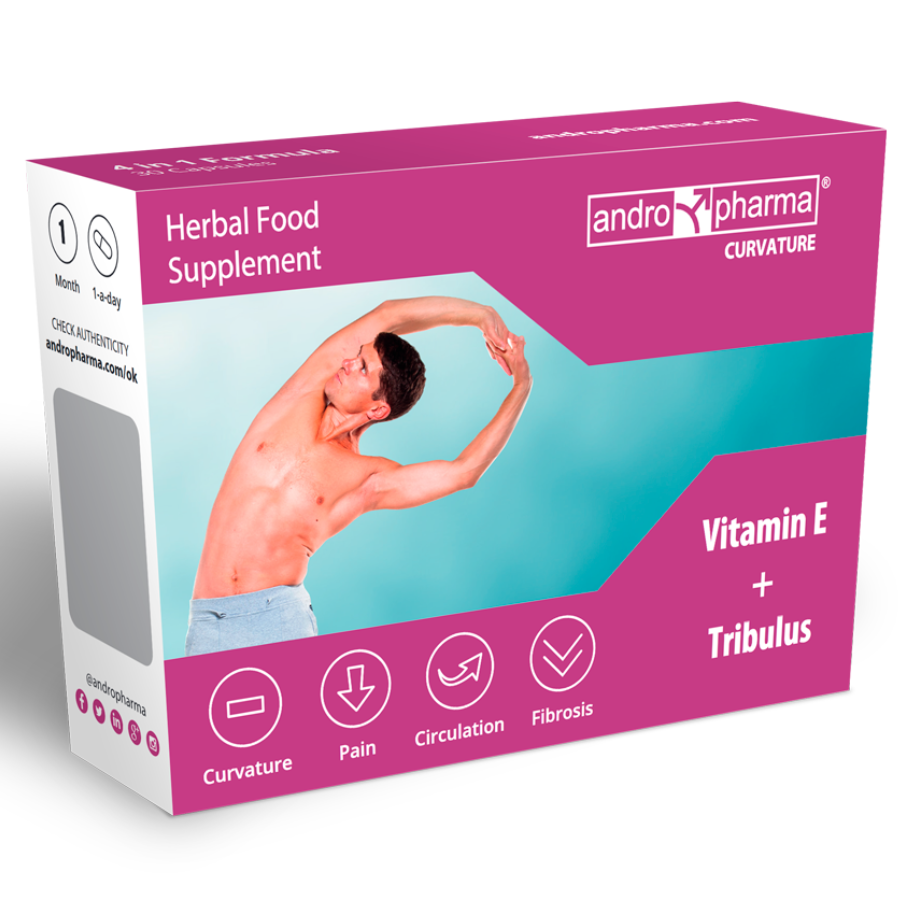 ANDROPHARMA Curvature complément alimentaire avec 30 gélules