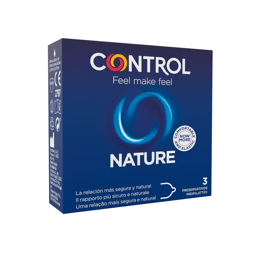 Préservatifs CONTROL Adapta Nature standard, 3 unités