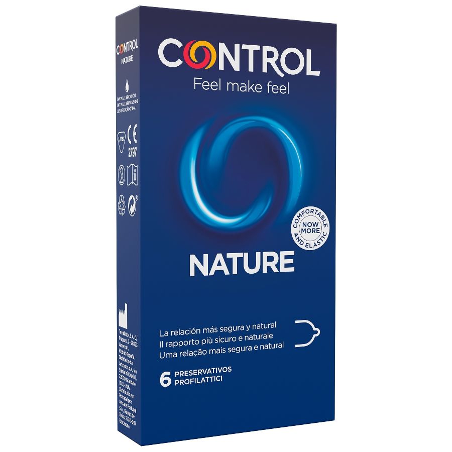 Préservatifs CONTROL Adapta Nature standard, 6 pièces