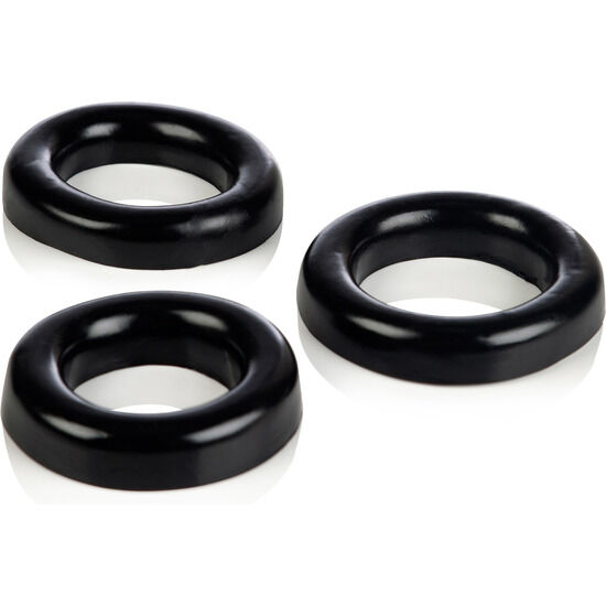 CALEXOTICS Colt 3 Ring Set : 3 anneaux péniens en silicone