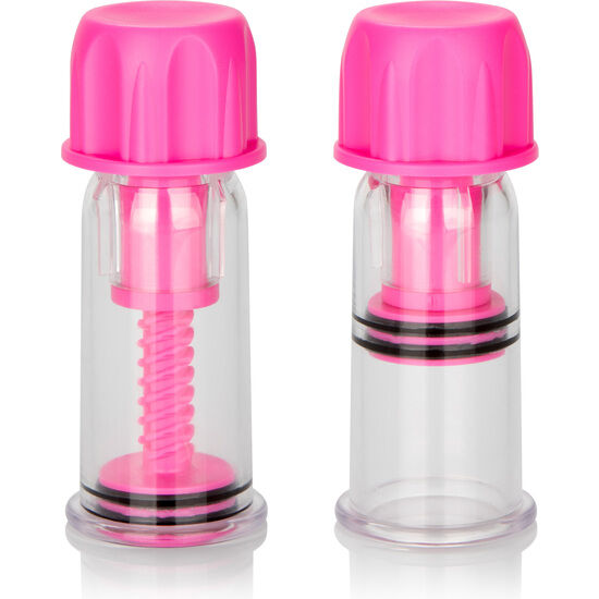 CalExotics Twist Pink, ventouses pour tétons, lot de 2