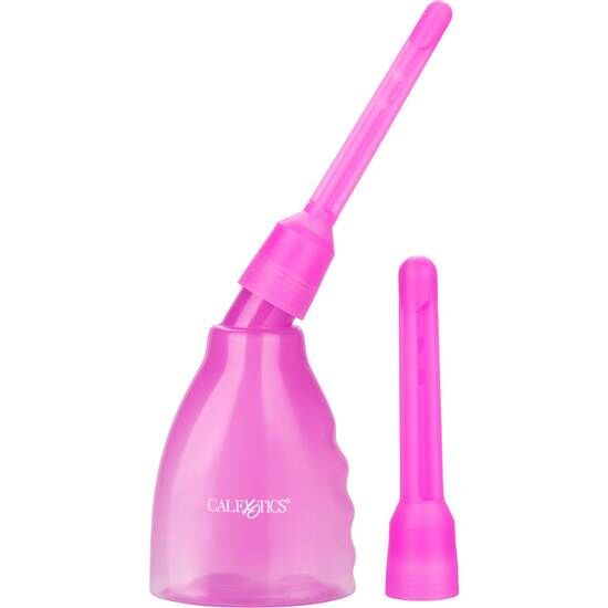 CalExotics Ultimate Douche Pink, douche intime rose avec deux embouts