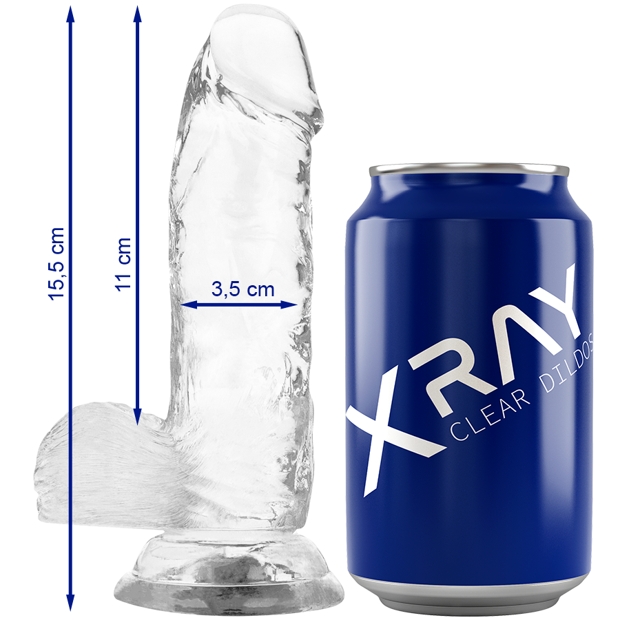 X RAY Clear, gode réaliste avec testicules